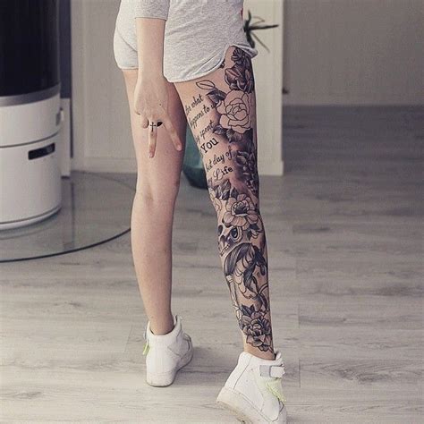 tatuajes en pierna mujer sexis|Tatuajes para mujeres en la pierna